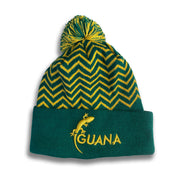 Bobble Hat (Green/Gold)